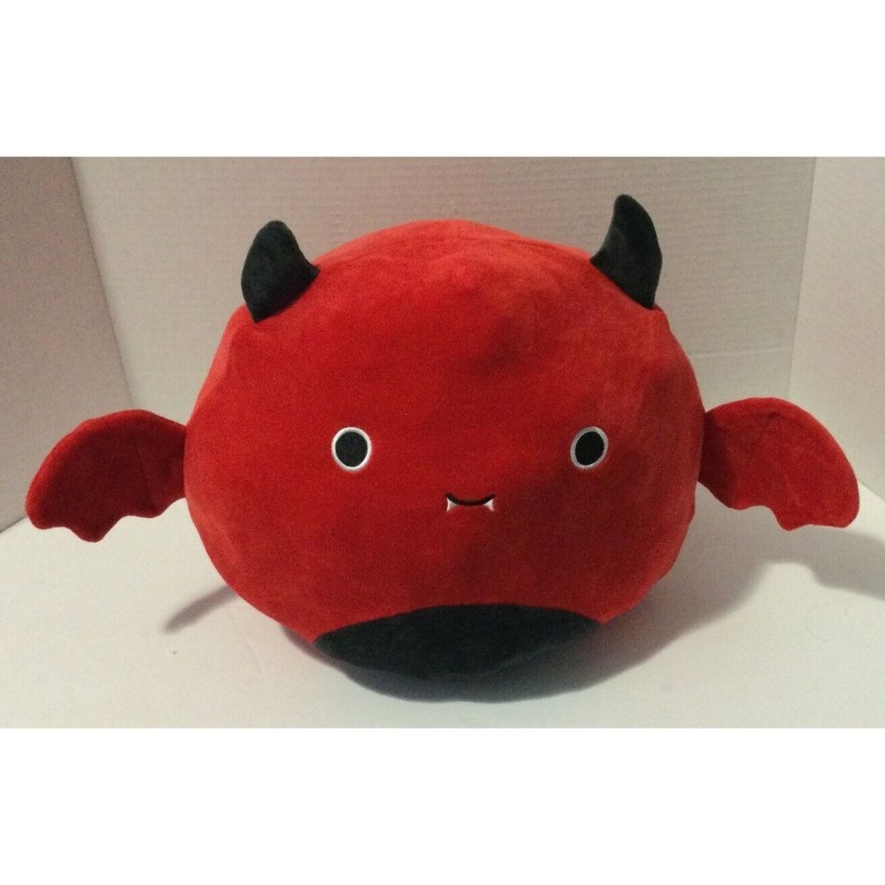Squishmallows Flipamallows Tally & Dante Witch Cat & Red Devil Bat Halloween 12”